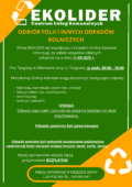Miniaturka wpisu Odbiór folii i innych odpadów rolniczych!