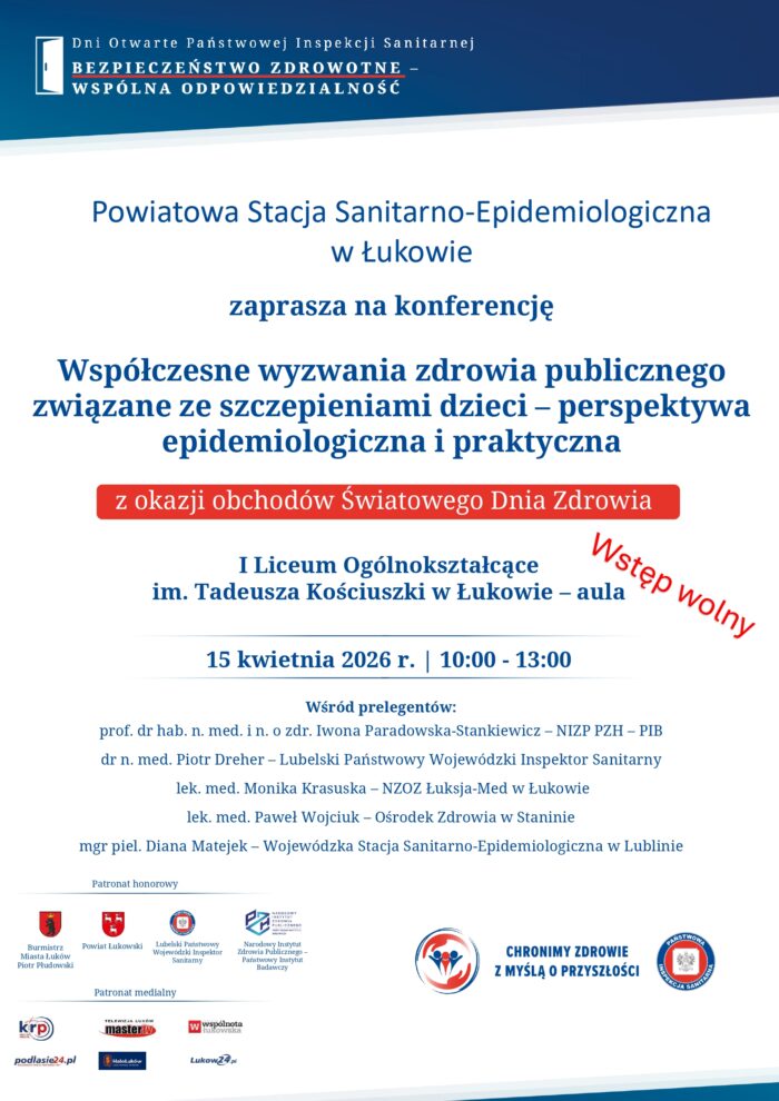 Miniaturka wpisu Konferencja pt. „Współczesne wyzwania zdrowia publicznego związane ze szczepieniami dzieci – perspektywa epidemiologiczna i praktyczna